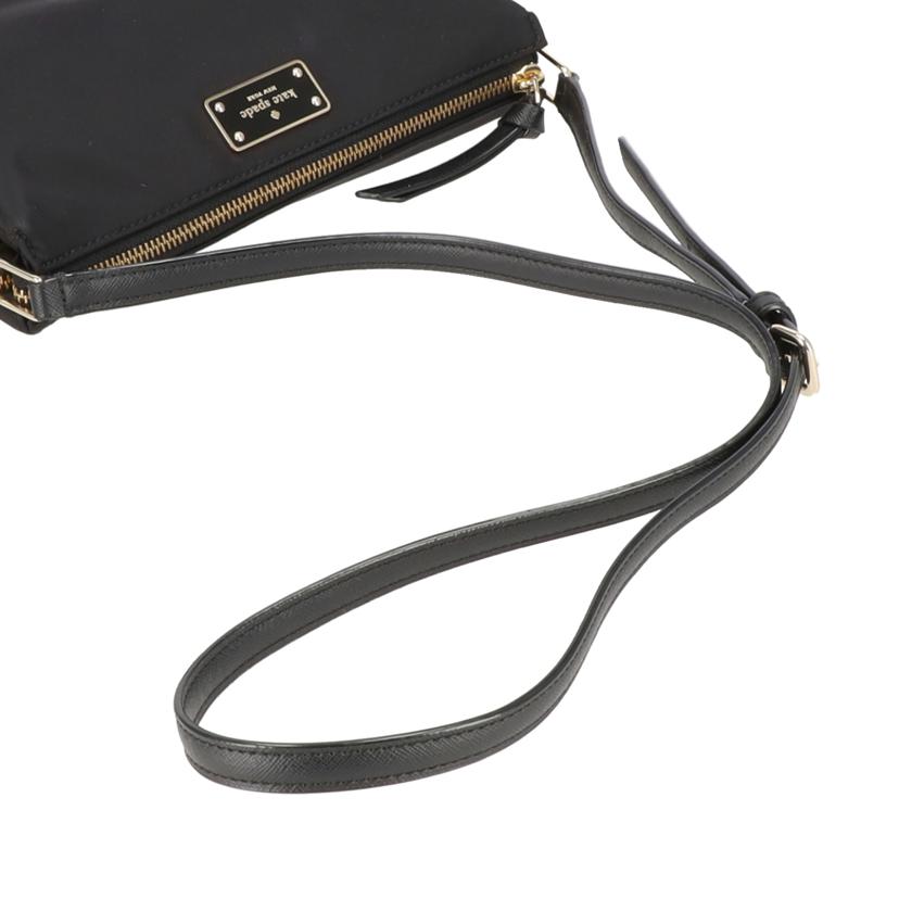 Kate spade ケイトスペード/ナイロンショルダーバッグ/ブラック/WKRU4920//Aランク/18