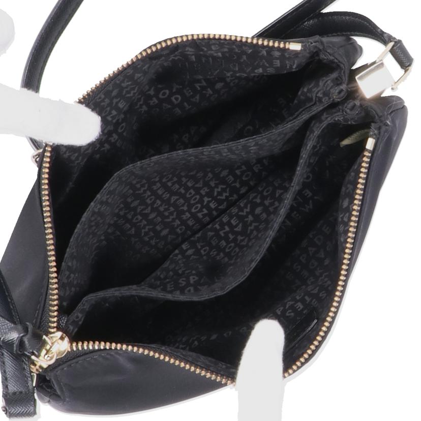 Kate spade ケイトスペード/ナイロンショルダーバッグ/ブラック/WKRU4920//Aランク/18