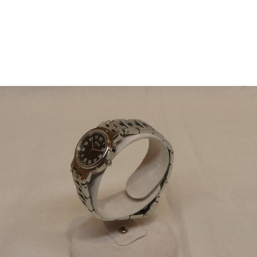 HERMES エルメス/クリッパーデイトQZSS/CL4.210//195****/ABランク/92