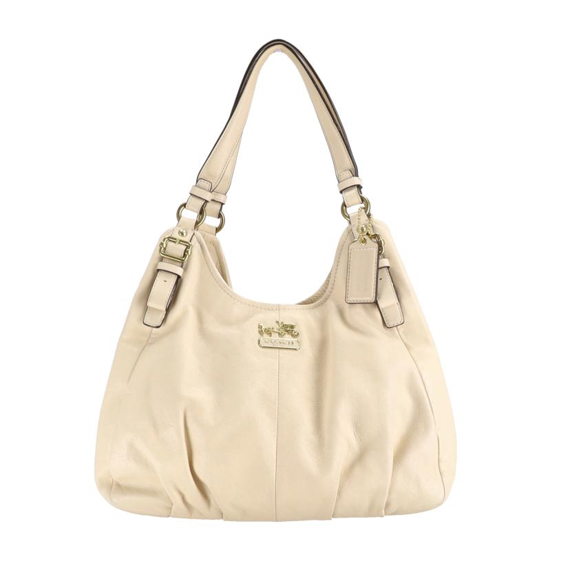 COACH コーチ/マディソン/レザーハンドバッグ/クリーム/16503//K10**/ABランク/18