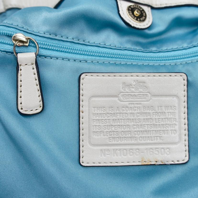 COACH コーチ/マディソン/レザーハンドバッグ/クリーム/16503//K10**/ABランク/18