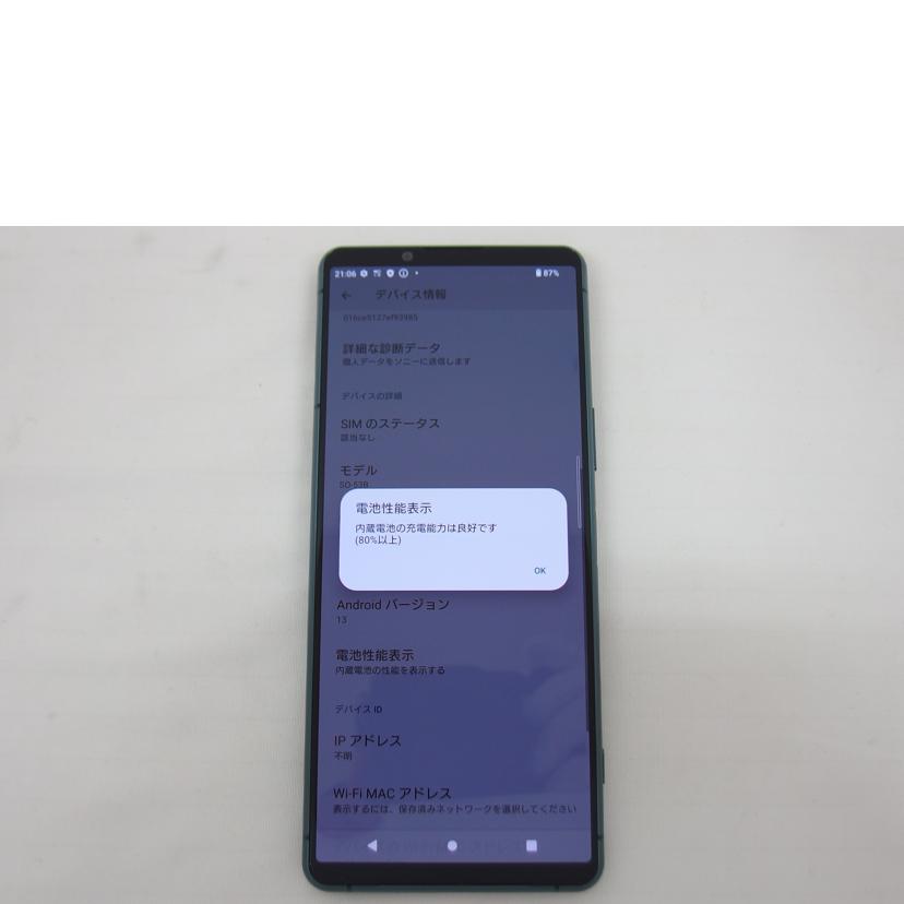 SONY ソニー/XPERIA5 Ⅲ/SO-53B/SO-53B//QV783R9HA6/ABランク/04