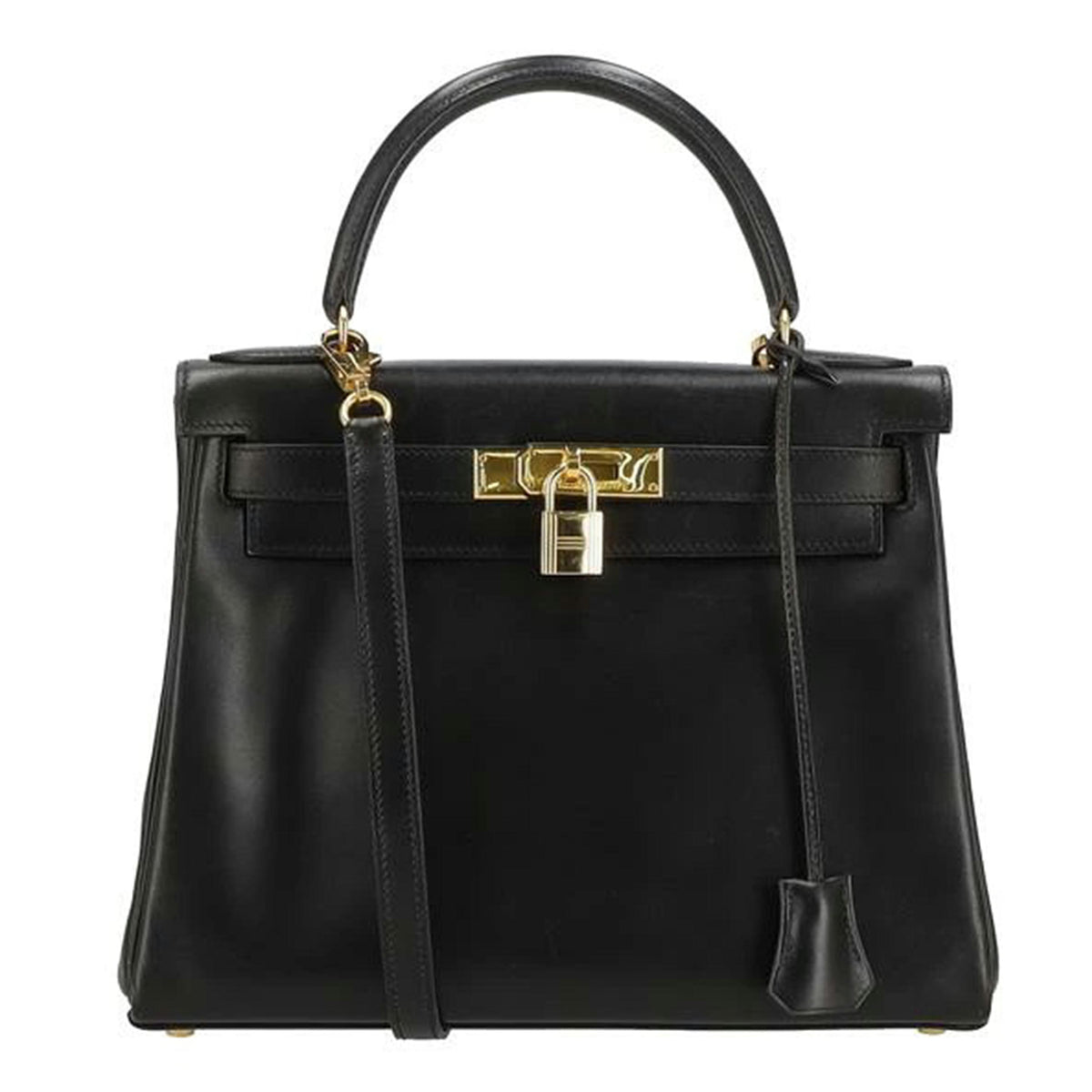 HERMES エルメス/ケリー28/ボックスカーフ//〇Z刻*/Bランク/94