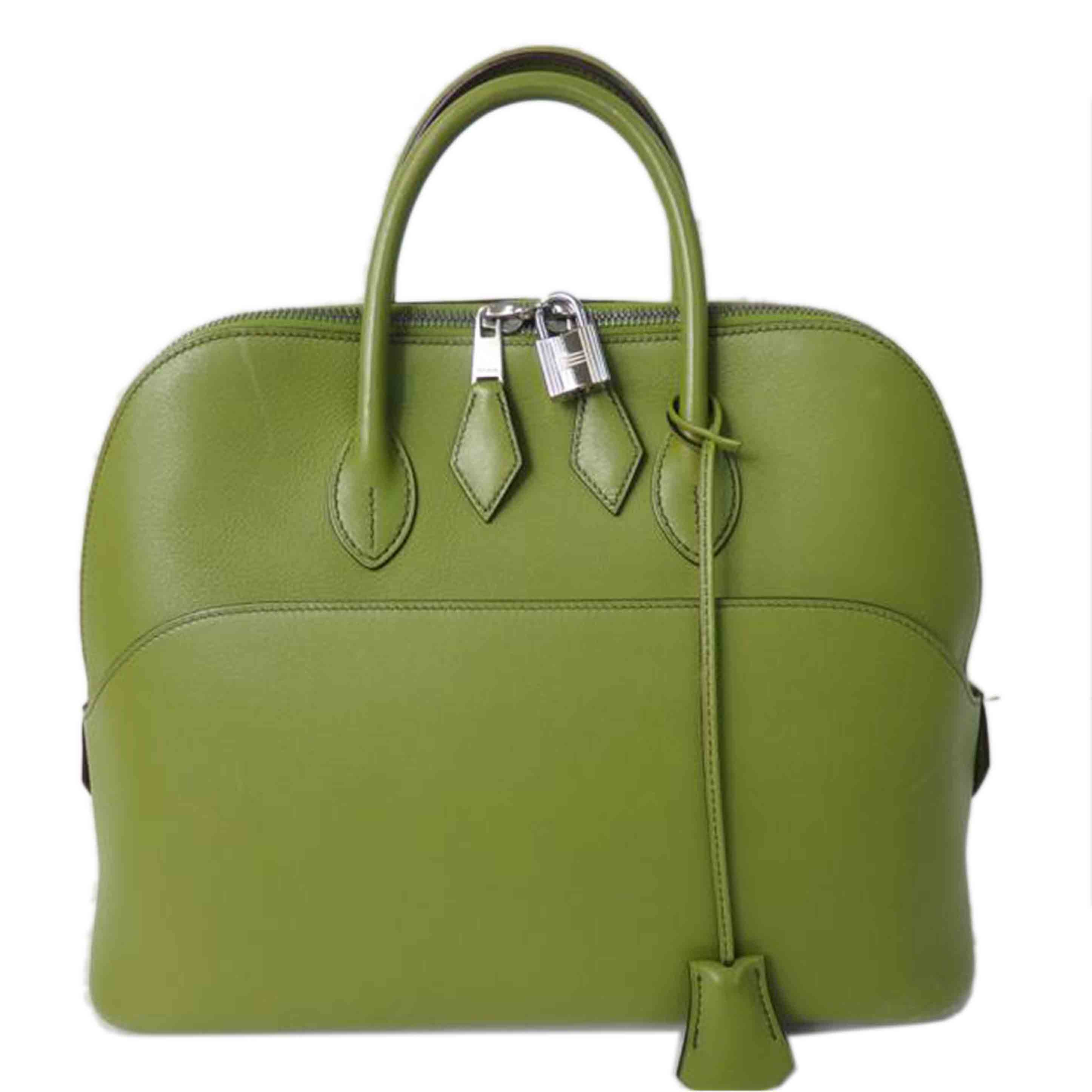 HERMES エルメス/ボリード1923/シルバー金具/グリーン系//□J刻*/ABランク/84