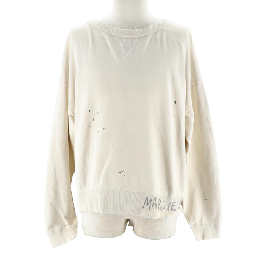 MAISON MARGIELA メゾンマルジェラ/ペンキクラッシュ/スエット/トレーナー/ベージュ/S50GU0214//ABランク/18