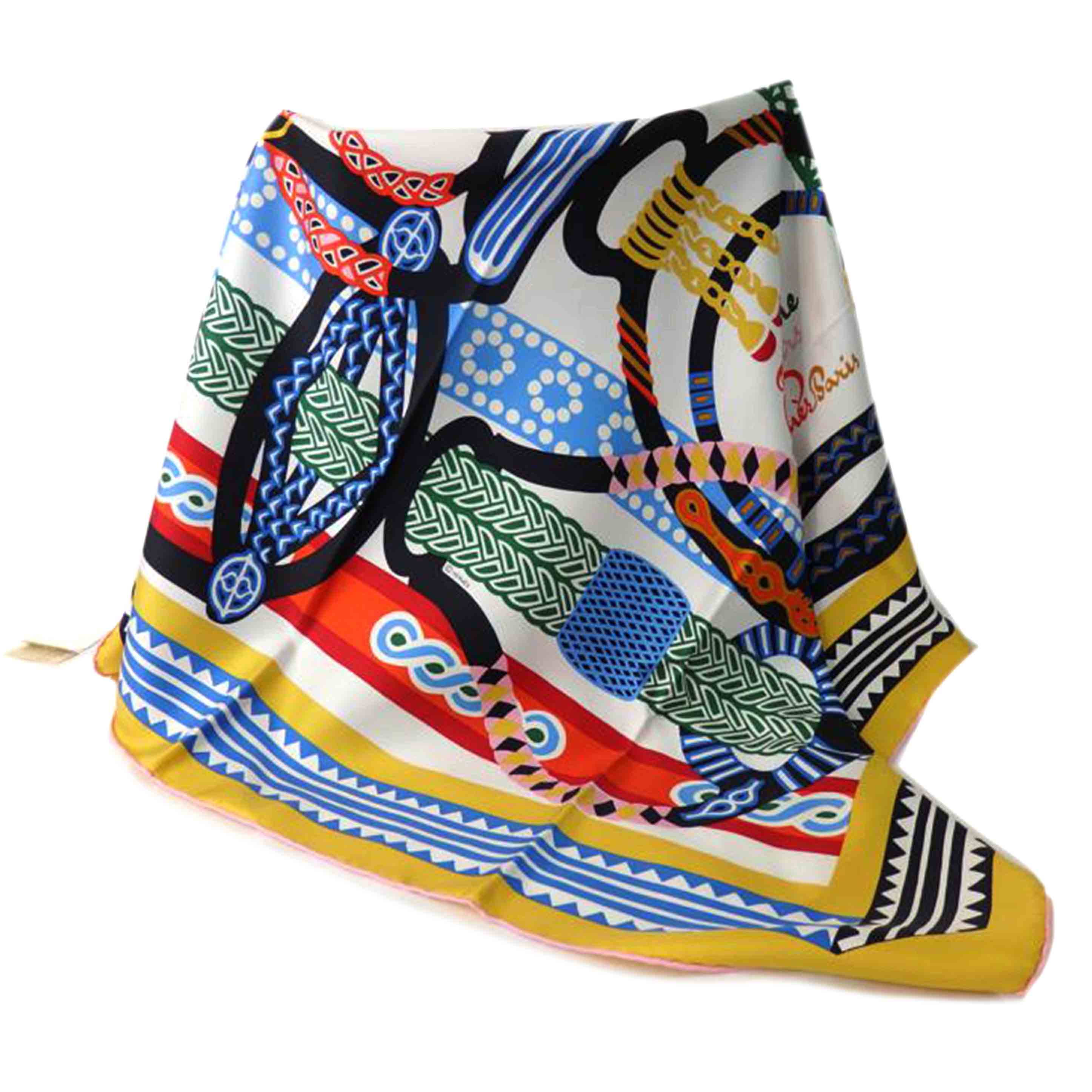 HERMES エルメス/カレ90/シルクスカーフ/ 鐙(あぶみ)の幻想/fantaisie d'etriers/003921S//SAランク/84