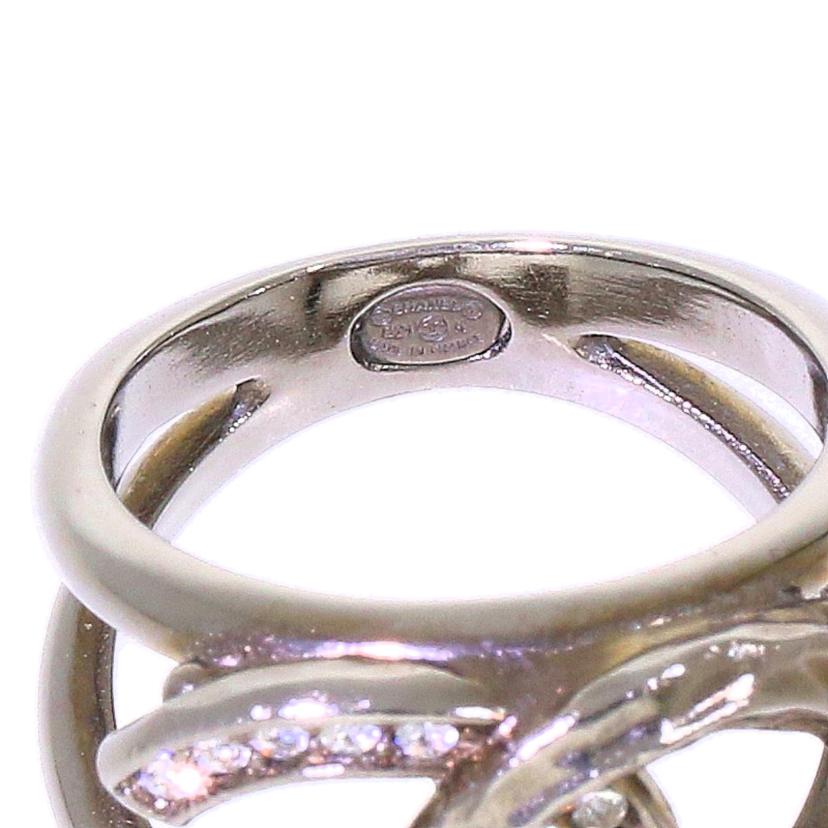 CHANEL シャネル/ココマークラインストーンリング//C21K/ABランク/91