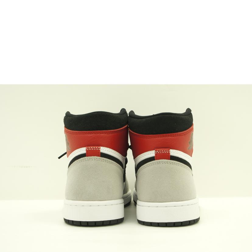 NIKE ナイキ/エアジョーダン1ハイOGホワイト/ブラック/ライトスモークグレー/555088-126//サイズ:25cm/Aランク/75