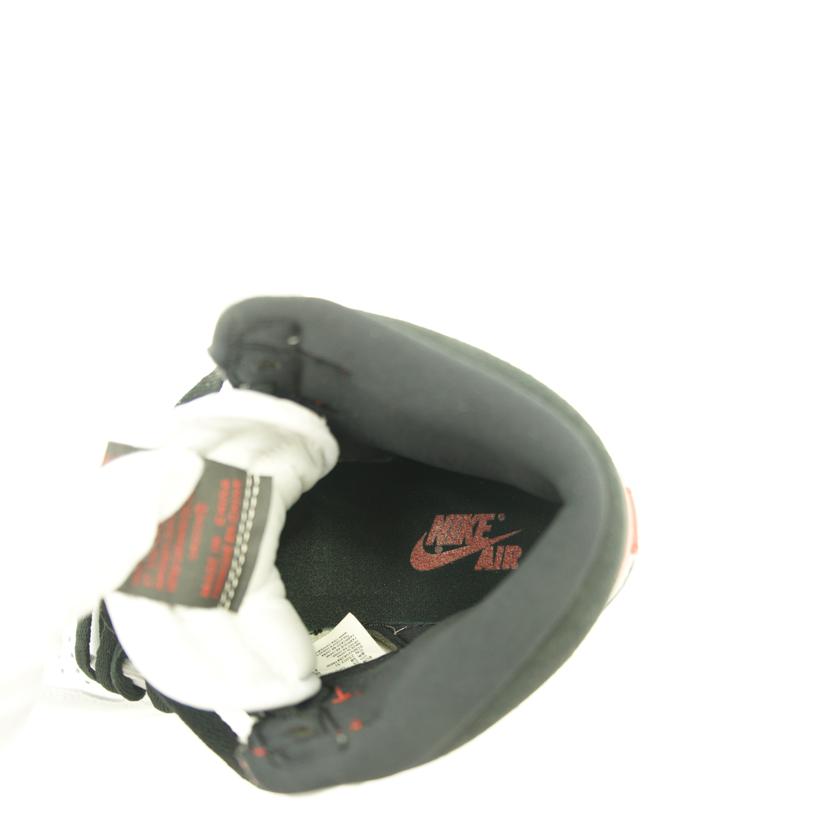 NIKE ナイキ/エアジョーダン1ハイOGホワイト/ブラック/ライトスモークグレー/555088-126//サイズ:25cm/Aランク/75