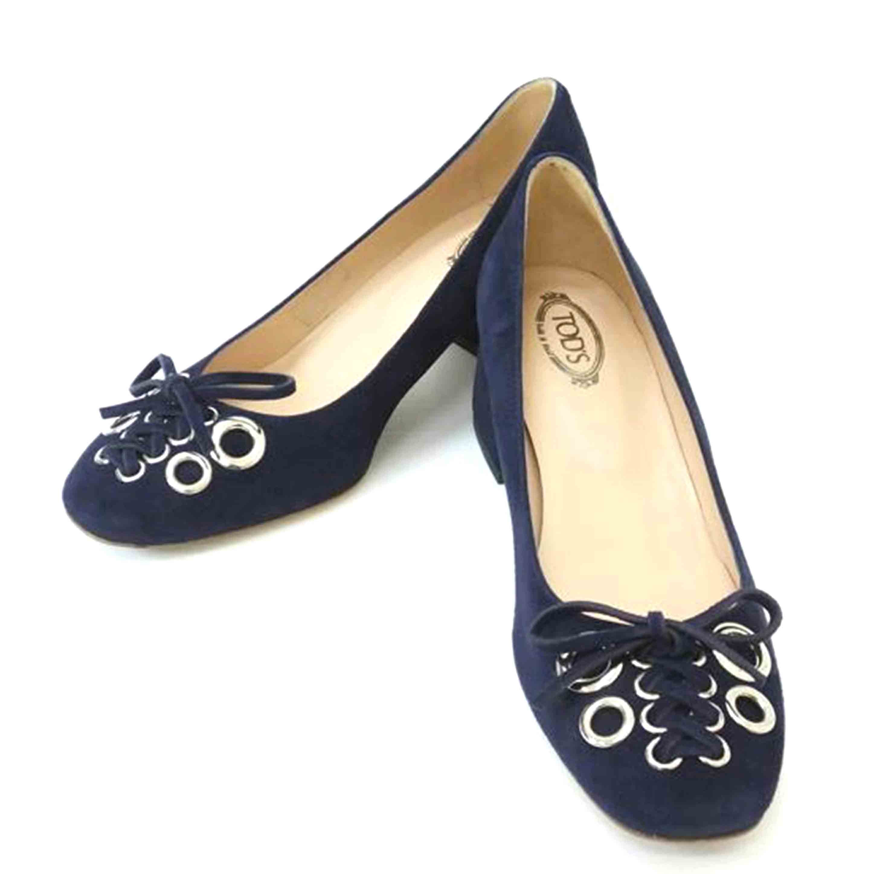 TODS トッズ/スエードバレエフラット//ABランク/88
