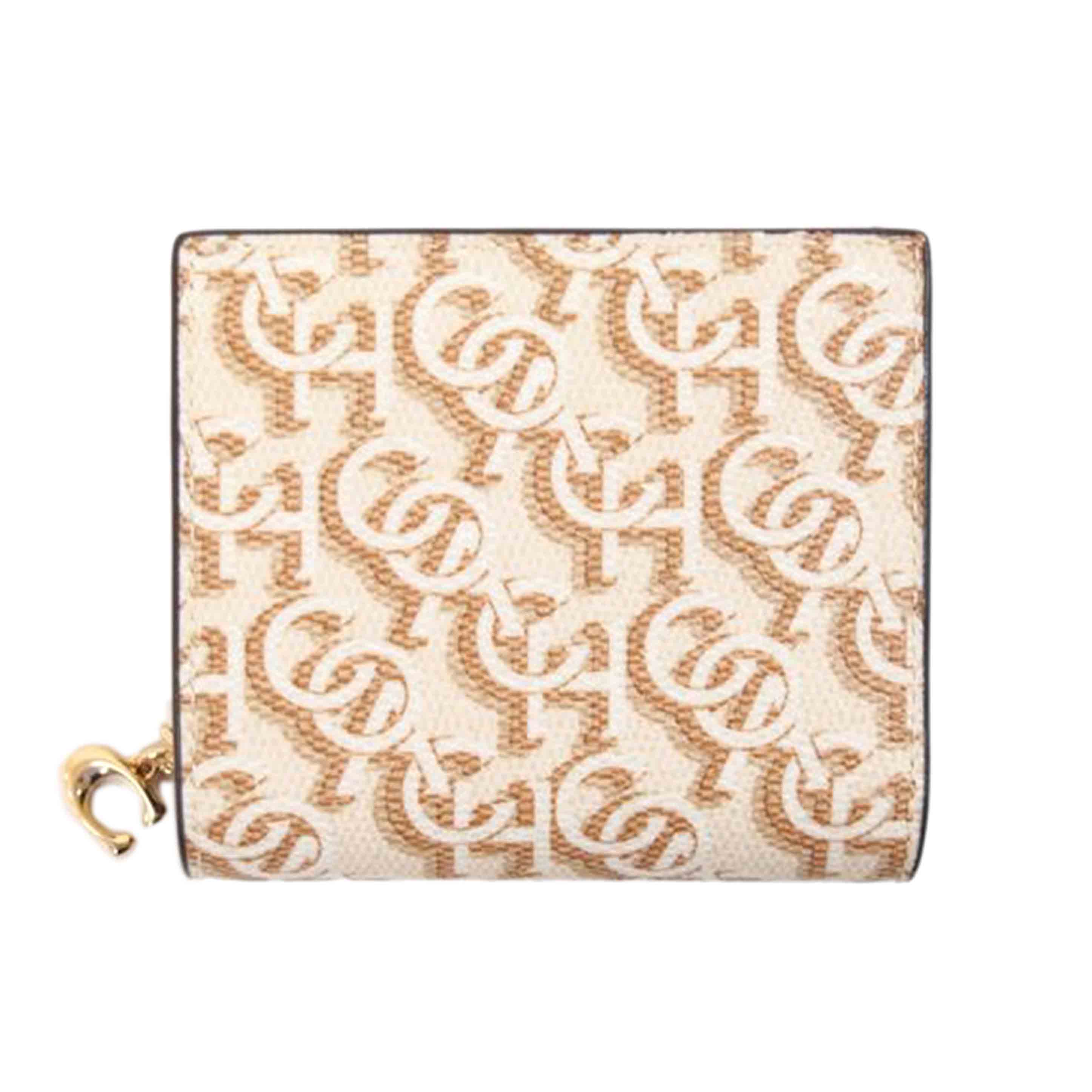 COACH コーチ/シグネチャーモノグラムCチャームスナップジップウォレット/CF552//M22**/Aランク/71