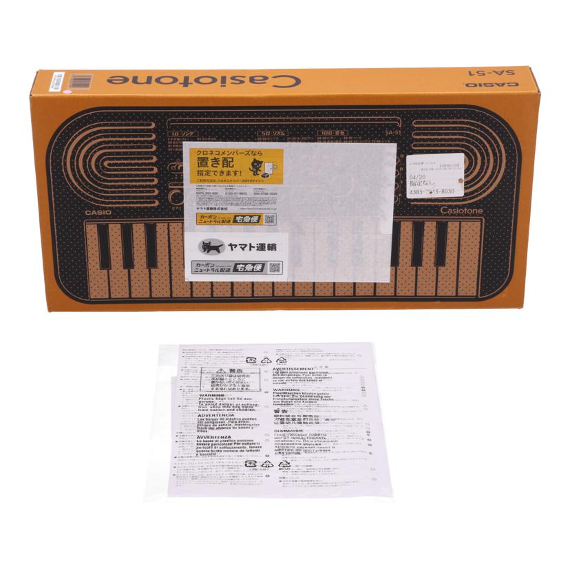 CASIO カシオ /ミニポータブルキーボード/Casiotone/SA-51//867DAS12J153720BAB/Aランク/05