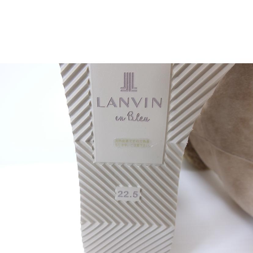 LANVIN ランバン/フェイクファーショートブーツ/542797//ABランク/88