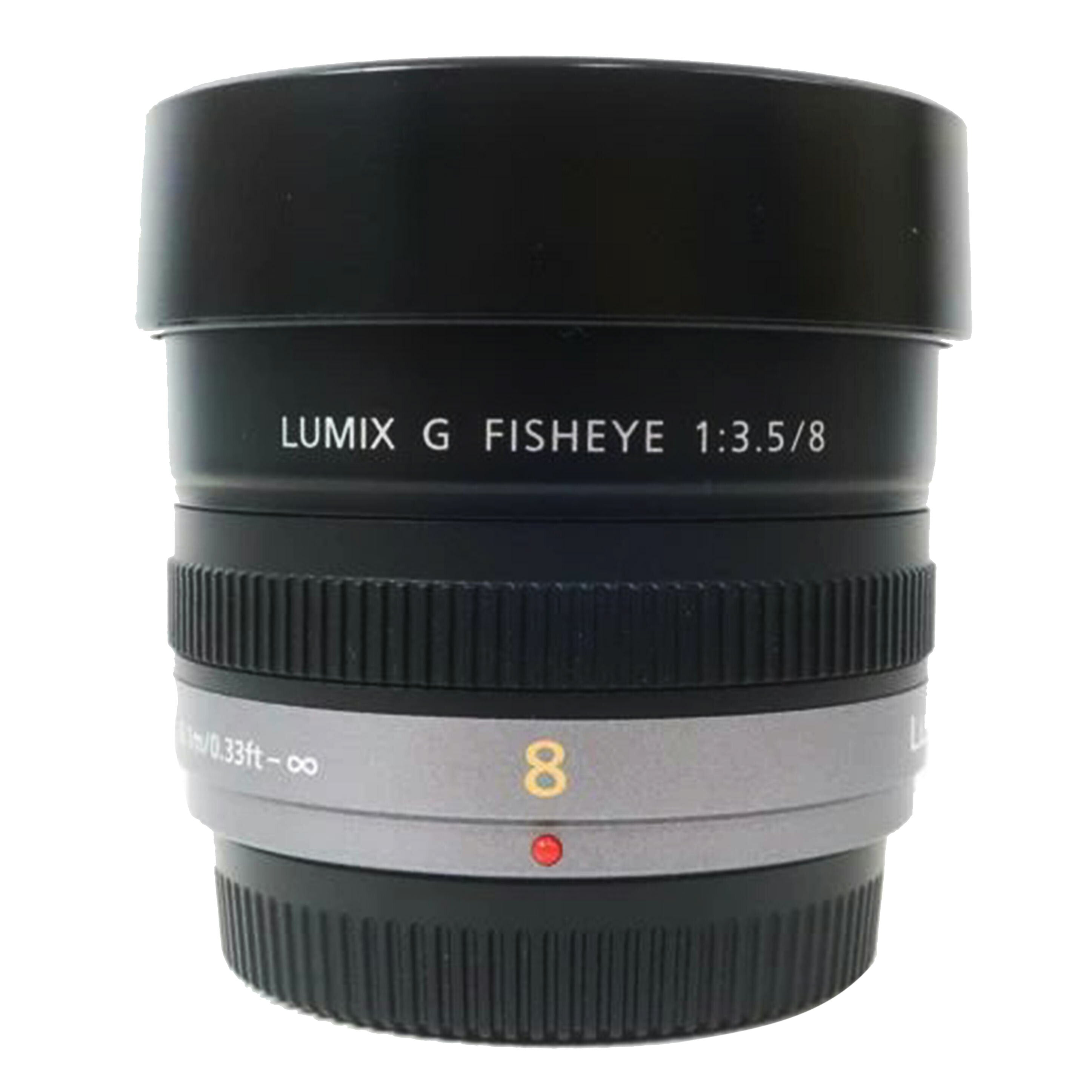 Panasonic パナソニック/ミラーレス用レンズ LUMIX G FISHEYE 8mm/F3.5/H-F008//SN2GB001182/Bランク/65
