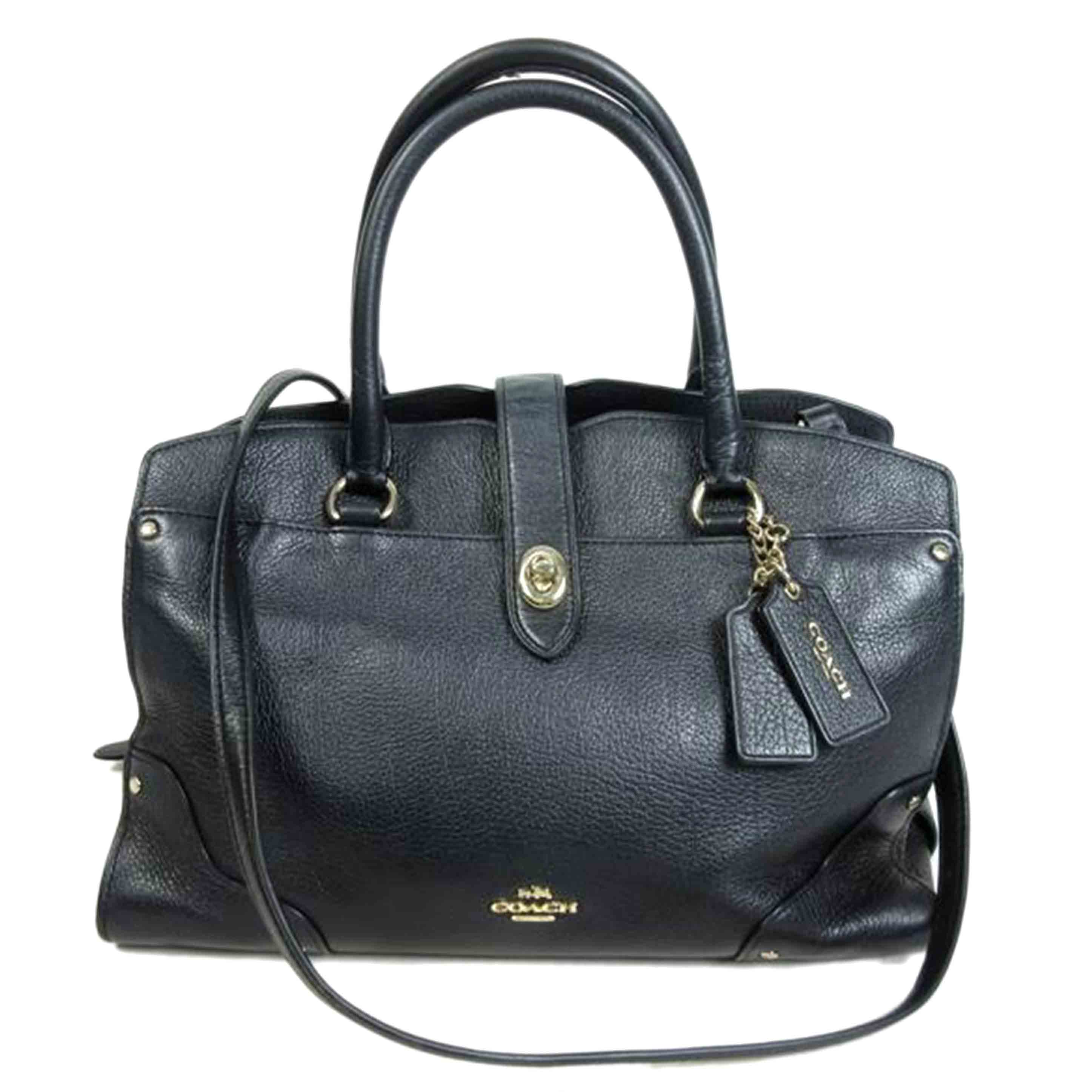 COACH コーチ/レザー2Wayバッグ/37575//E16**/Bランク/70