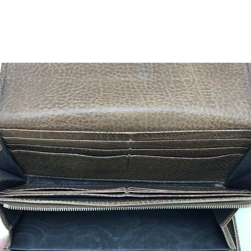 GUCCI グッチ/インターロッキングGレザー長財布/282431//041*/BCランク/51