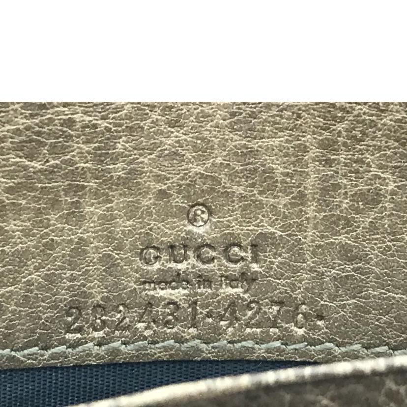 GUCCI グッチ/インターロッキングGレザー長財布/282431//041*/BCランク/51