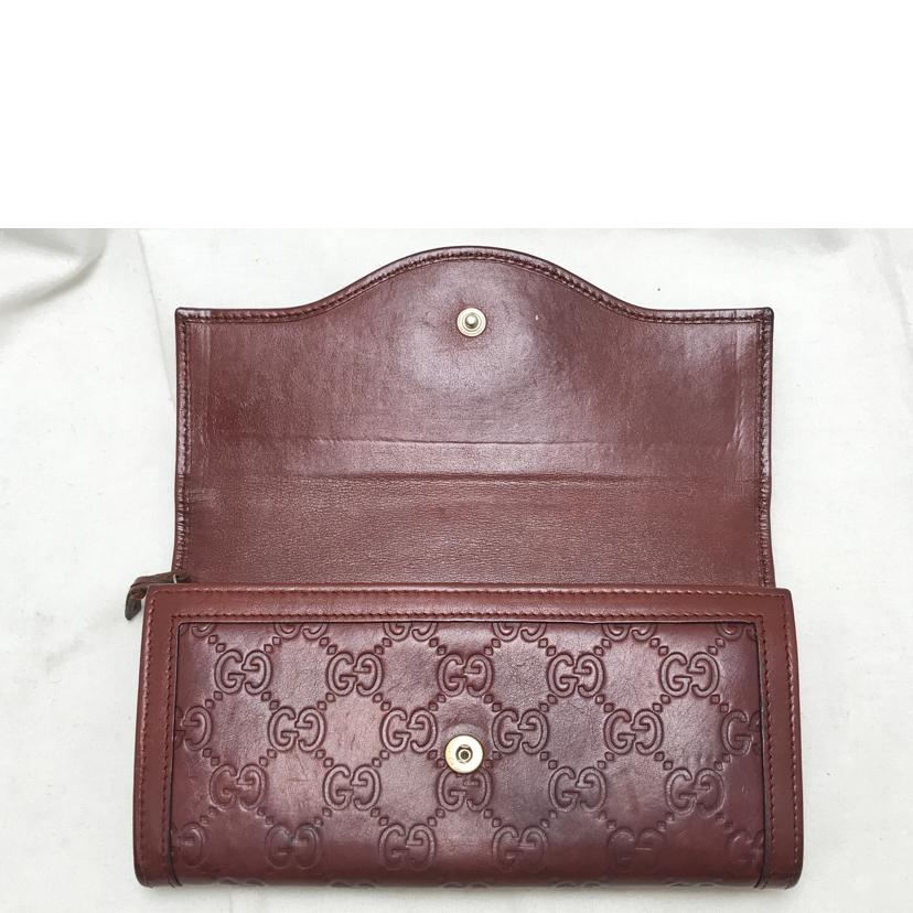 GUCCI グッチ/インターロッキングGレザー長財布/282431//427*/BCランク/51