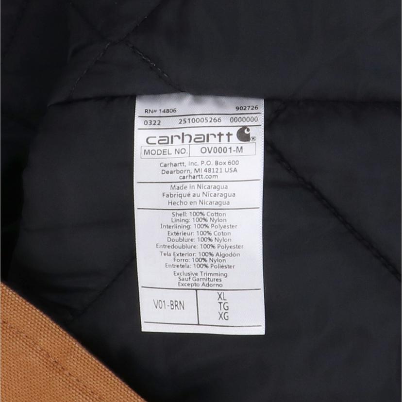 carhartt カーハート/ダックベスト/OV0001-M//Aランク/24