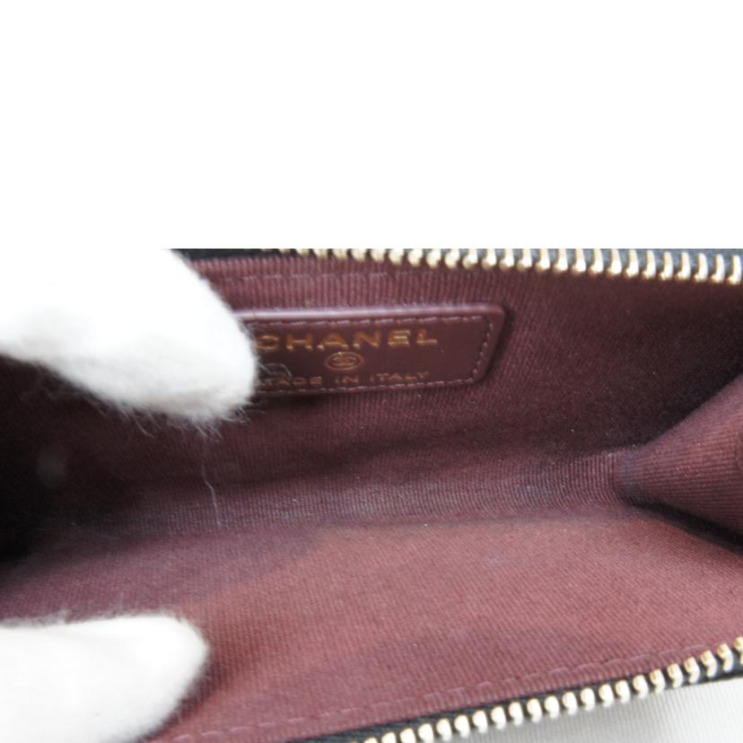 CHANEL シャネル/キャビアスキンL字ファスナー//LGH*****/Aランク/92