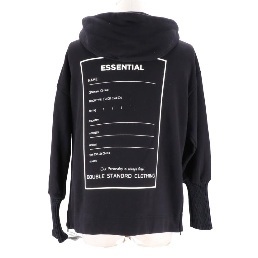 DOUBLE STANDARD CLOTHING ダブルスタンダードクロージング/ESSENTIAL 裏起毛ソングスリーブパーカー//Aランク/19