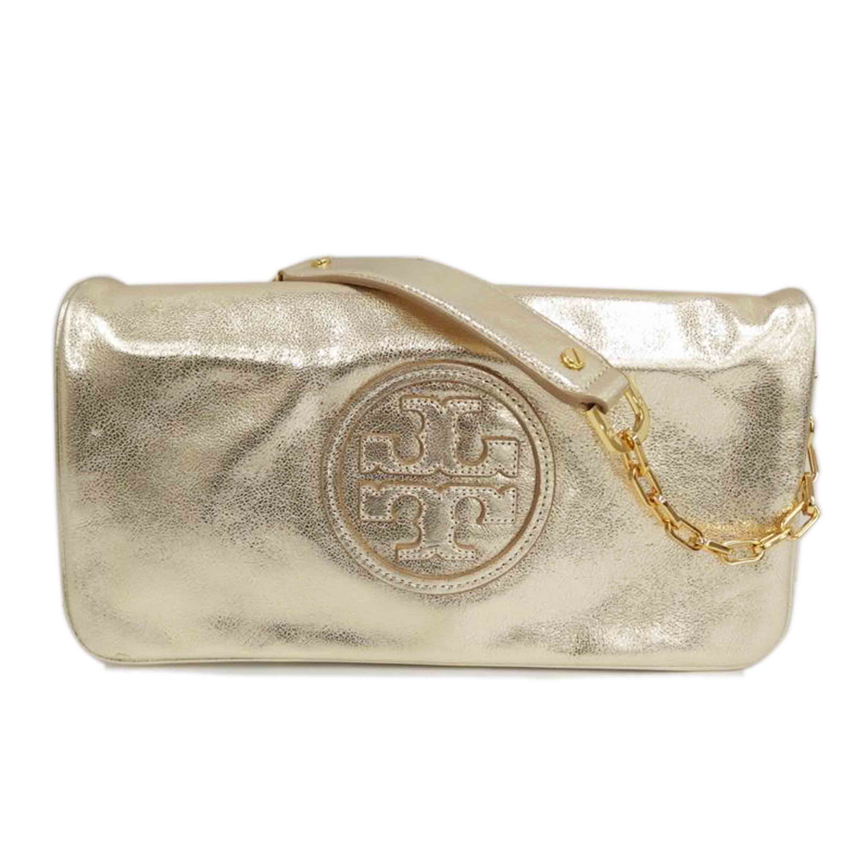 TORYBURCH トリーバーチ/ゴールドロゴチェーンショルダー//ABランク/82