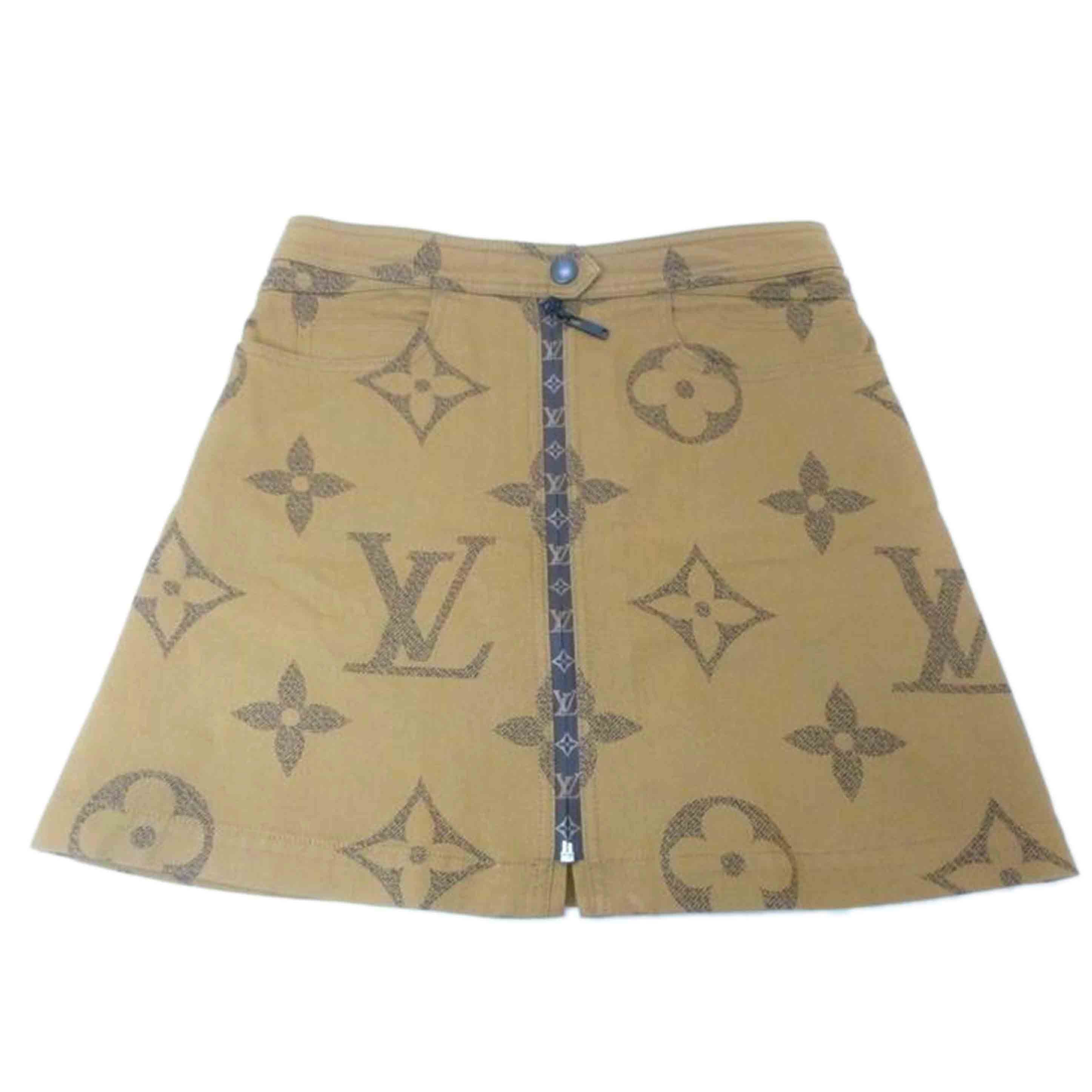 LV ルイヴィトン/センタージップスカート/ジャイアントモノグラム//サイス***/ABランク/88