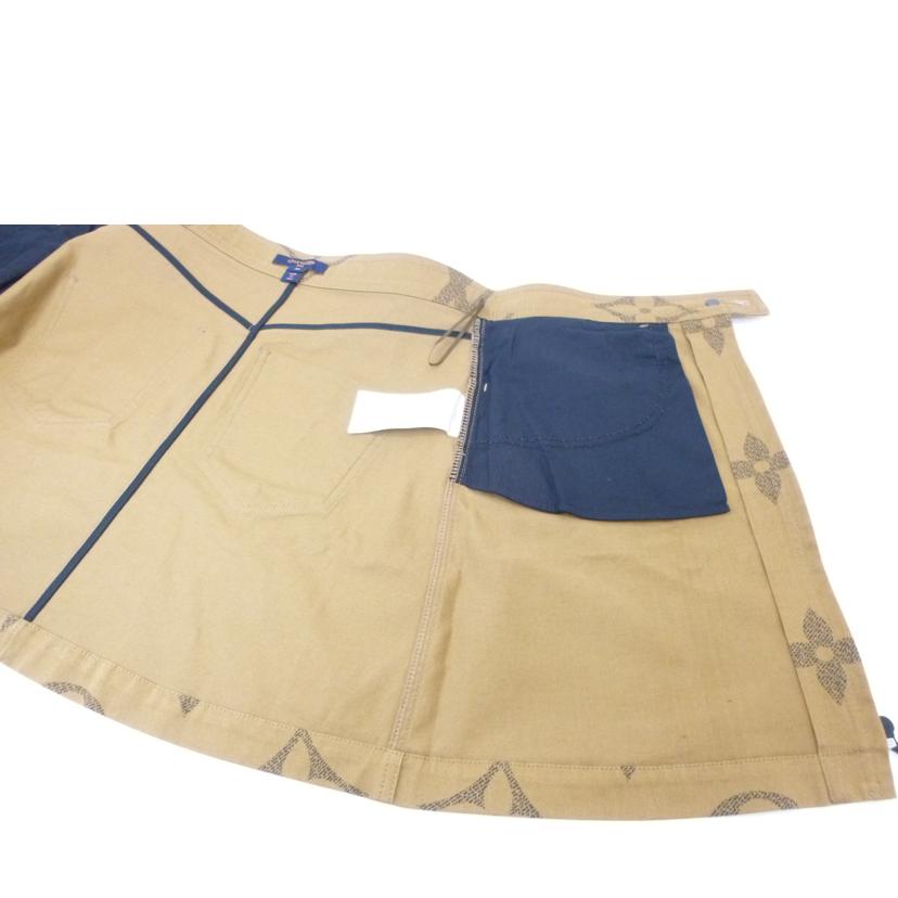 LV ルイヴィトン/センタージップスカート/ジャイアントモノグラム//サイス***/ABランク/88