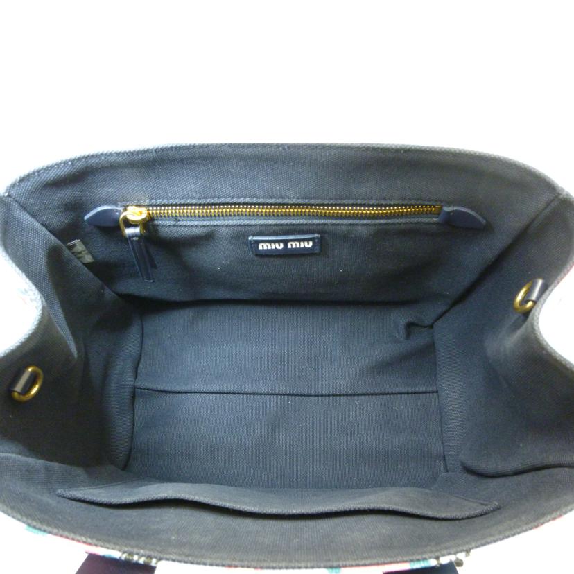 MIUMIU ミュウミュウ/ミニカナパ/2WAYハンドバッグ/5BA085//RFI*/Bランク/88