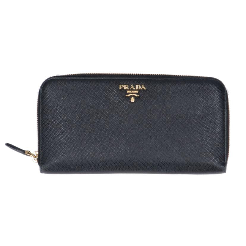 PRADA/サフィアーノラウンドファスナー長財布/1ML506//ABランク/85