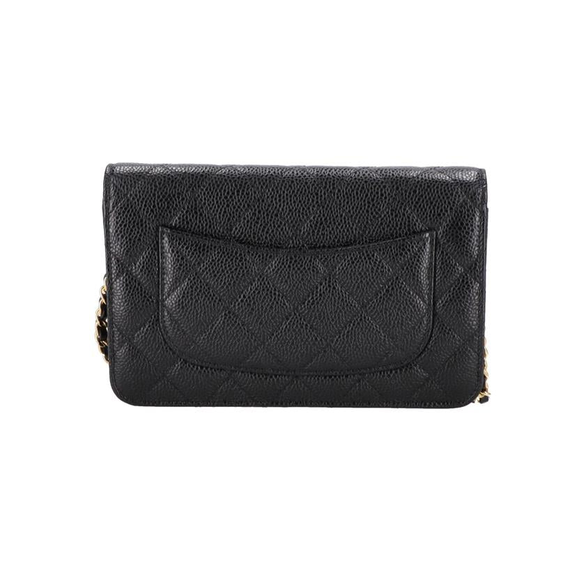 CHANEL シャネル/チェ-ンウオレット/マトラッセ/キャビアスキン/A33814//285*****/Aランク/93