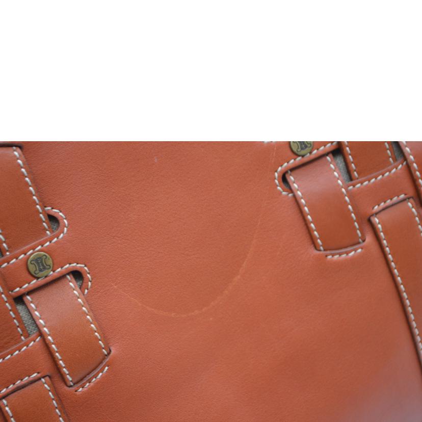 CELINE セリーヌ/ブラゾンレザートート/ブラウン//CE0****/Bランク/89