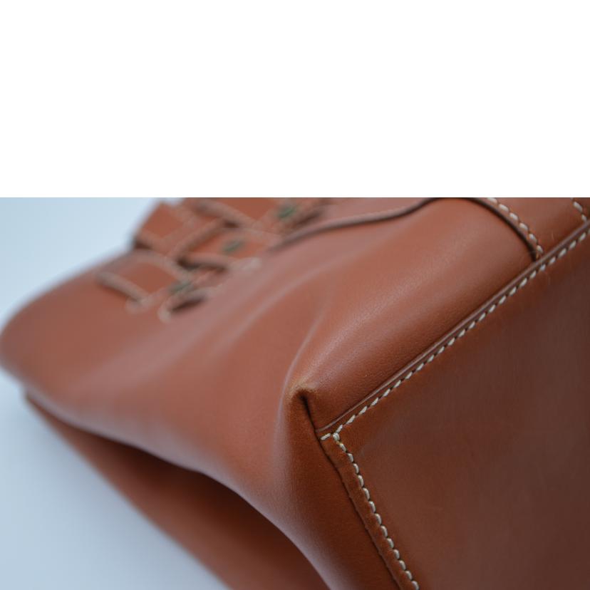 CELINE セリーヌ/ブラゾンレザートート/ブラウン//CE0****/Bランク/89