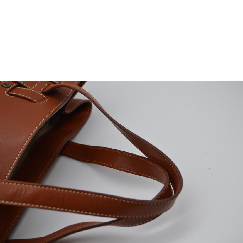 CELINE セリーヌ/ブラゾンレザートート/ブラウン//CE0****/Bランク/89