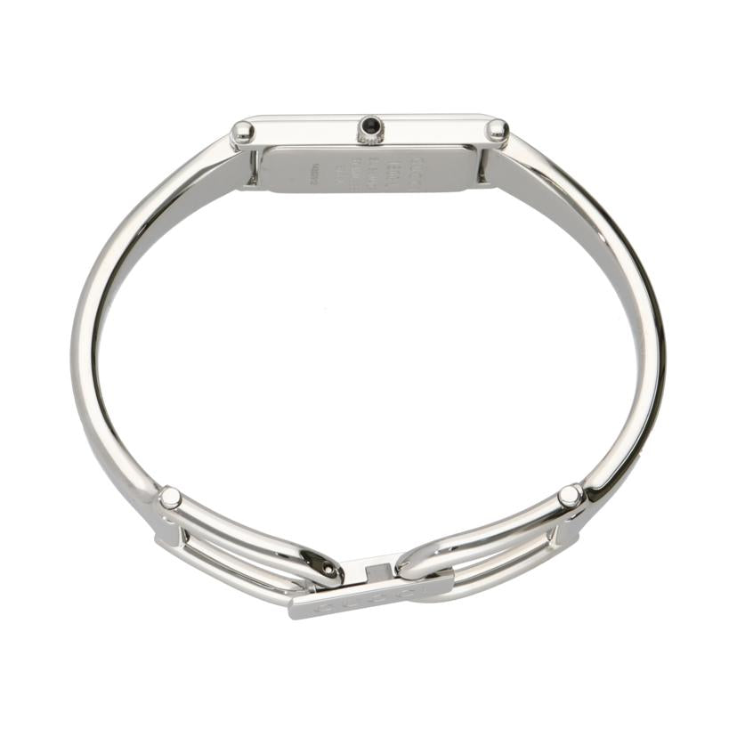GUCCI グッチ/スクエアバングルウォッチ・GGシルバー/クオーツ/1500L//143*****/Aランク/20