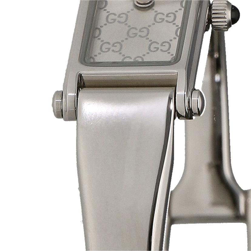 GUCCI グッチ/スクエアバングルウォッチ・GGシルバー/クオーツ/1500L//143*****/Aランク/20