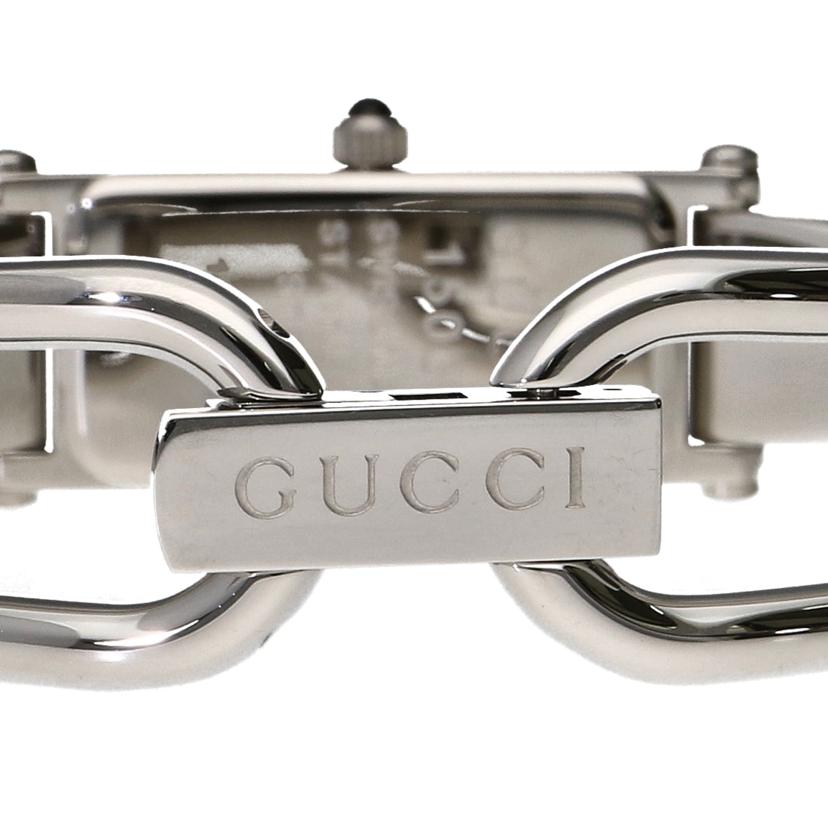 GUCCI グッチ/スクエアバングルウォッチ・GGシルバー/クオーツ/1500L//143*****/Aランク/20
