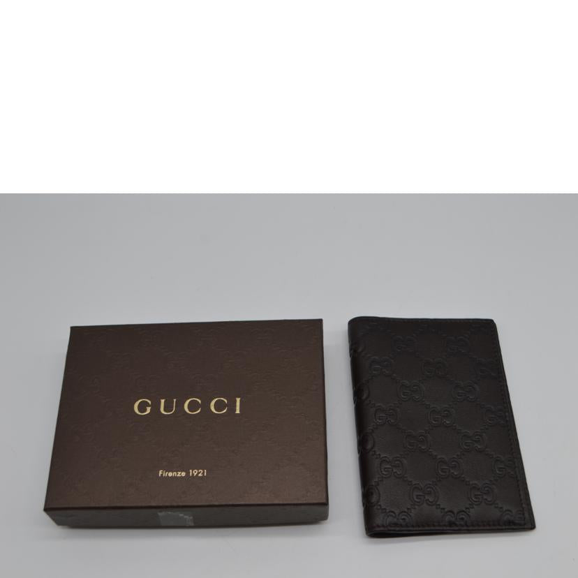 GUCCI GUCCI/グッチシマレザーパスケース/ブラウン/154694//277*/Aランク/89