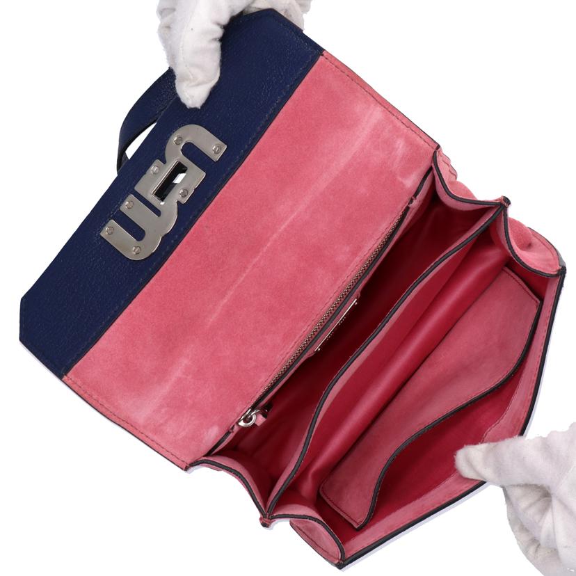 miu miu ミュウミュウ/ミュウロゴマドラスショルダーバッグ/5BH087//117/ABランク/77