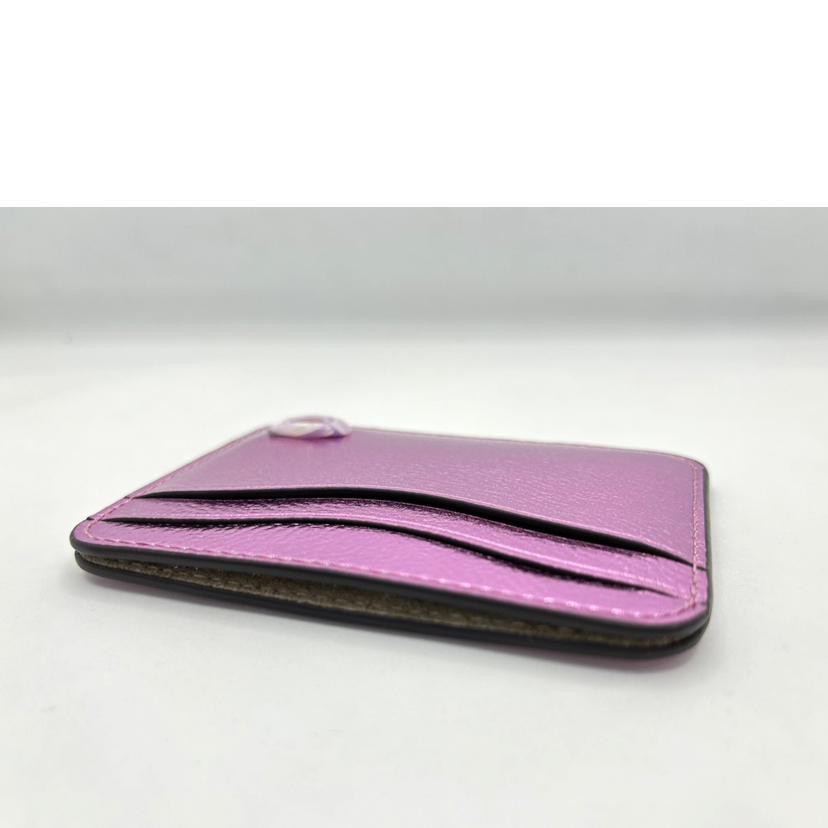 COACH コーチ/コーチトピア/ウェイビーカードケース/ピンクメタリック/CU883//SAランク/75