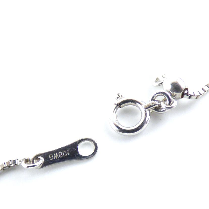 K18WGダイヤネックレス0.50//ABランク/64