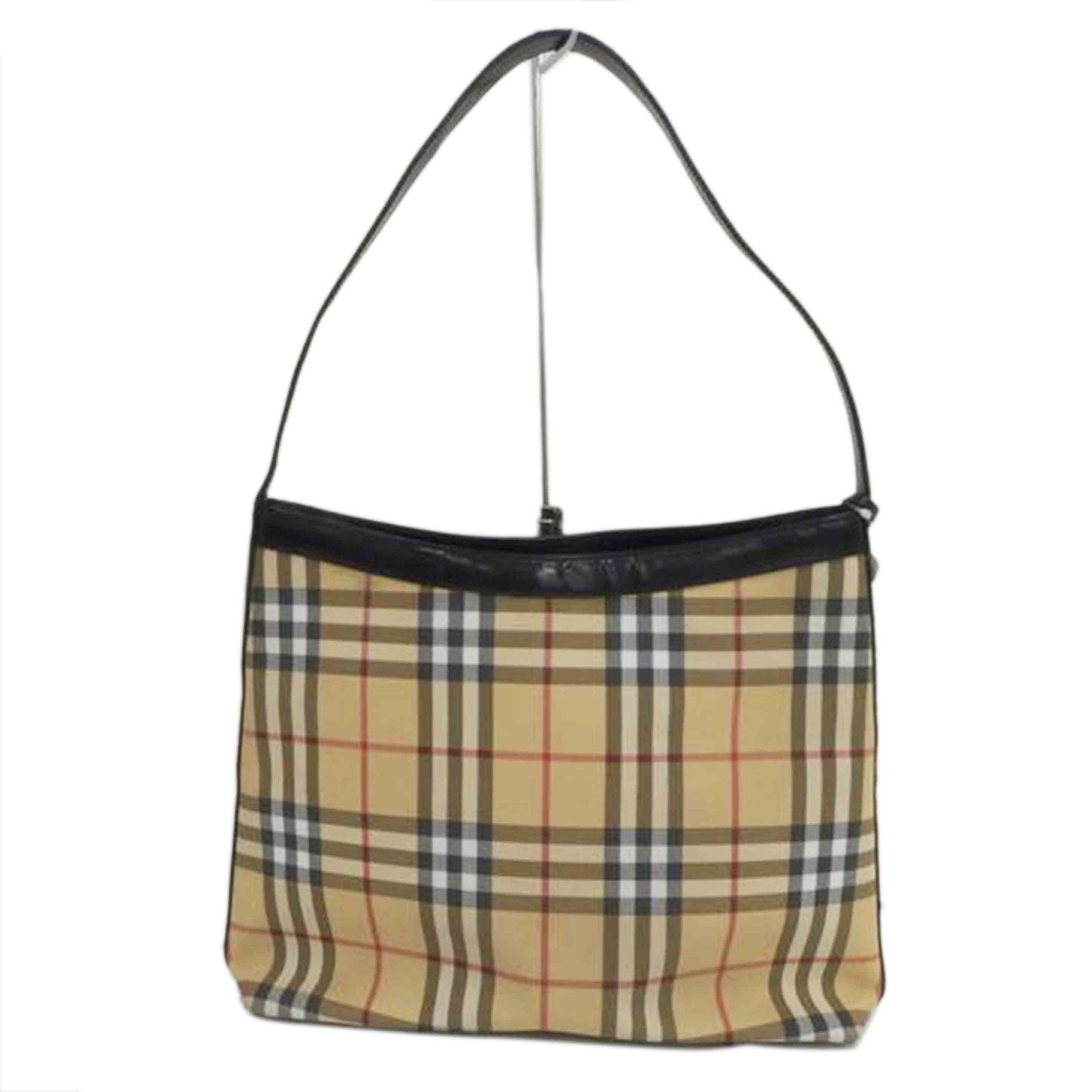 BURBERRY バーバリー/ノバチェックキャンバスショルダー//Bランク/82