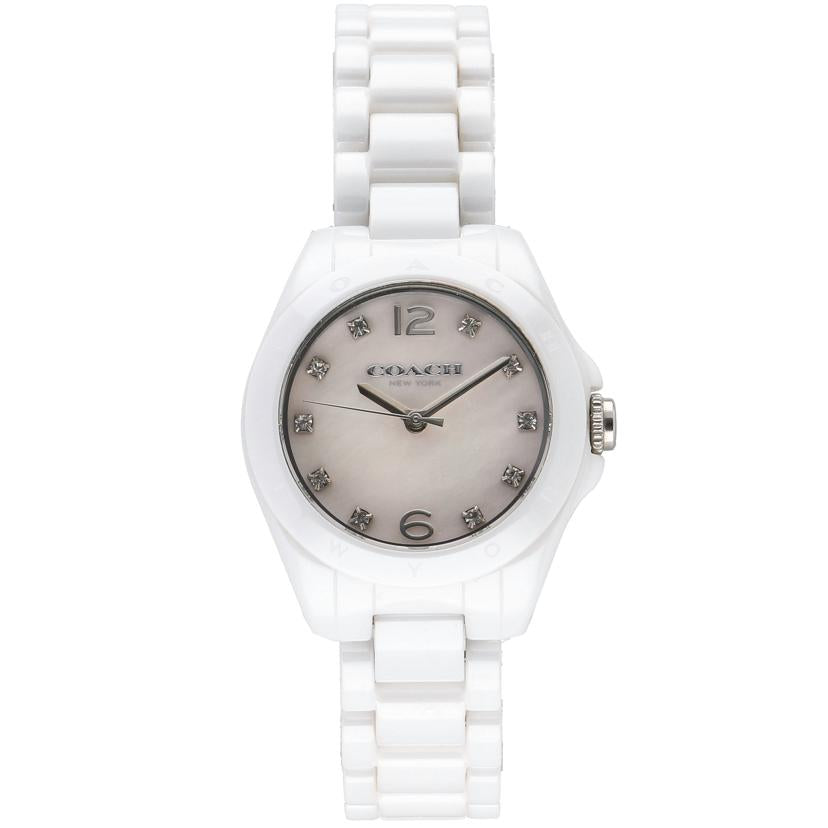 COACH コーチ/COACH/ラウンドセラミッククォーツ/レディース/CA.67.7.28.0948//Aランク/75