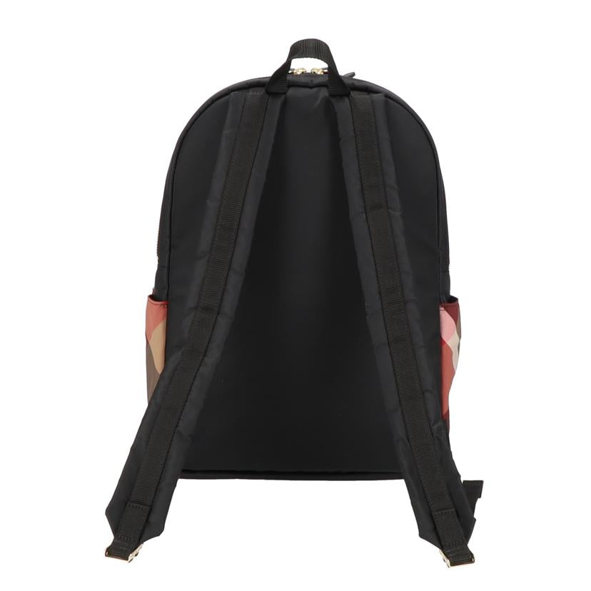 BLUE LABEL CRESTBRIDGE ブルーレーベル クレストブリッジ/チェクナイロンバックパック/ブラック//Aランク/18