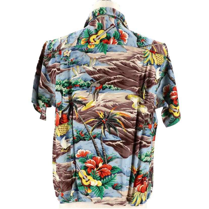 TOYO ENTERPRISE 東洋エンタープライズ/SunSurf レーヨンアロハシャツ/ハレハワイ/SS35842//138/Sランク/19