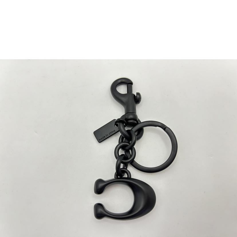 COACH コーチ/コーチ/シグネチャーキーフォブバックチャーム/黒//SAランク/75