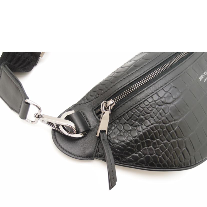 JIMMY CHOO ジミーチュウ/YORKCCLボディバック/ブラック//5ZB***/SAランク/69