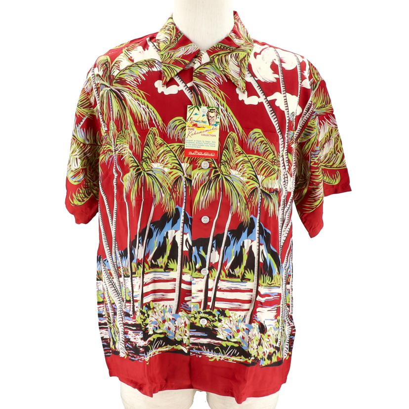 TOYO ENTERPRISE 東洋エンタープライズ/SunSurf レーヨンアロハシャツ/ココナッツパーム&ダイアモンドヘッド/DK36202//165/Sランク/19