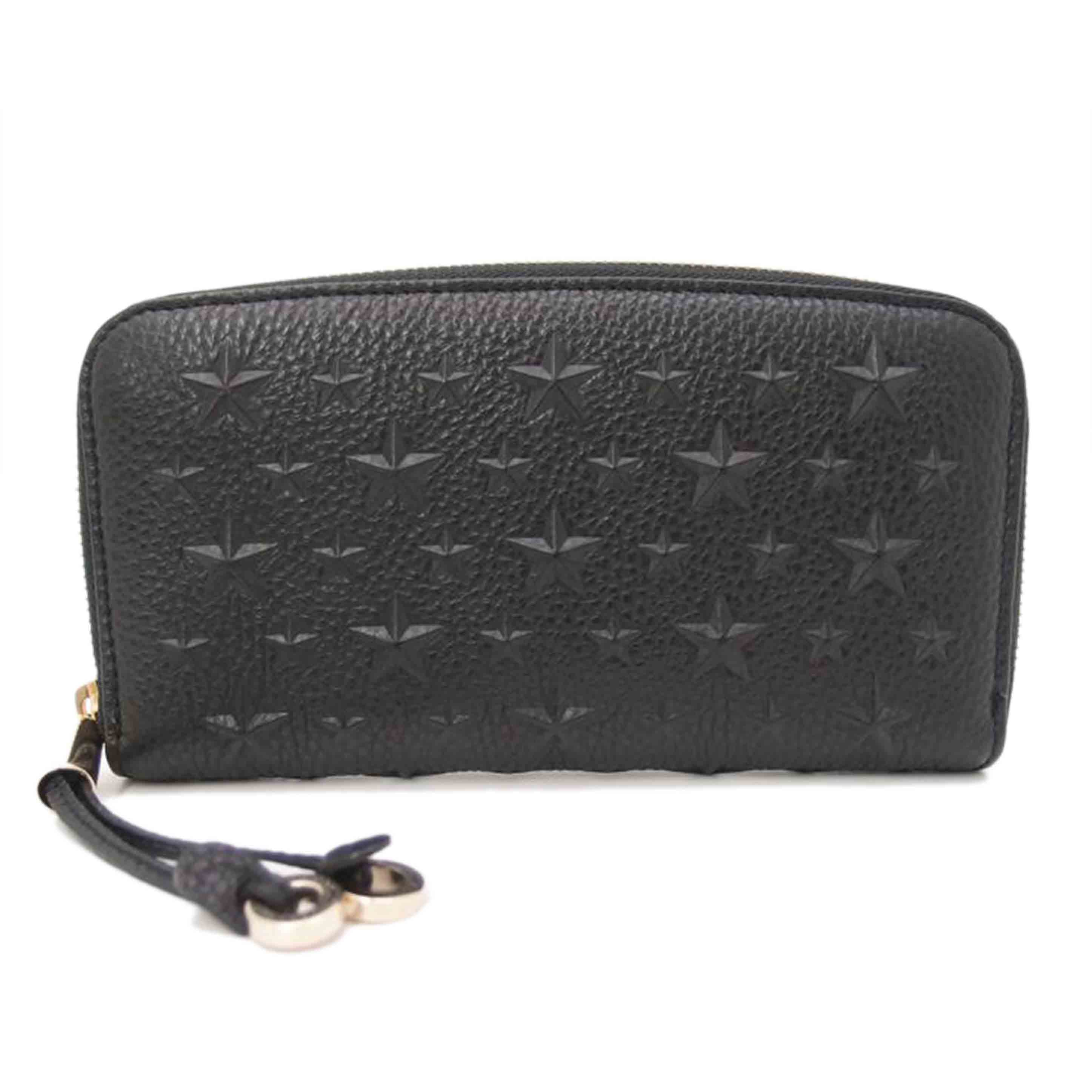 JIMMY CHOO ジミーチュウ/フィリパラウンドファスナー長財布/ブラック//C7S***/SAランク/69