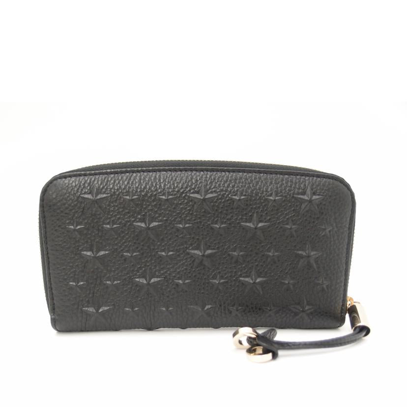 JIMMY CHOO ジミーチュウ/フィリパラウンドファスナー長財布/ブラック//C7S***/SAランク/69